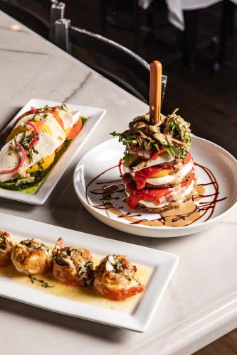 Appetizers at DiMaggio's Italian Restaurant