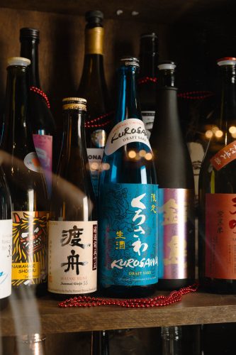 Assortment of Sake at Hana Japanese Eatery