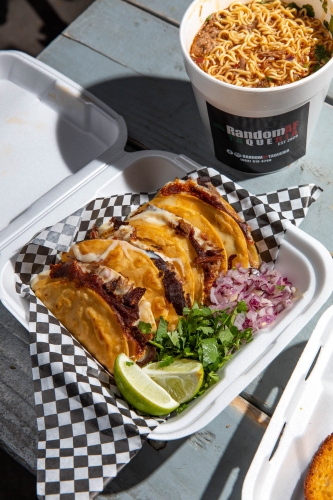 Birria Tacos at Random AF Taqueria Food Truck in Phoenix AZ