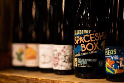Blueberry Spaceship Box at Supersition Meadery