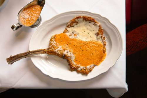 Bone-in Crispy Veal Parmesan