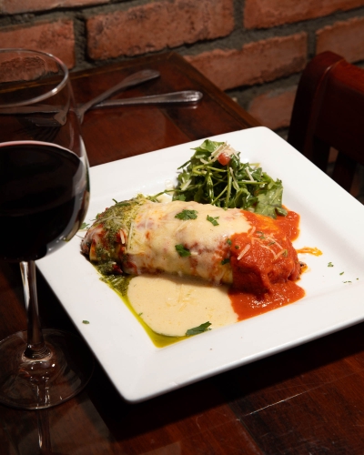 Cannelloni il Tricolore at Nic_s Italian Steak _ Crab House in Cottonwood Arizona