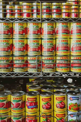 Cans of Tomato Sauce The Gladiator Sandwich at DeFalco's Italian Deli  Grocery