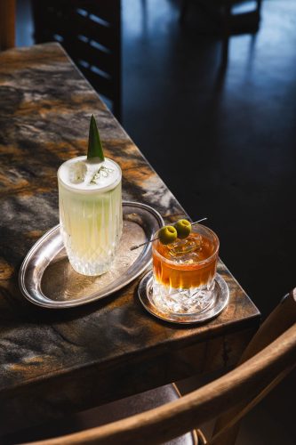 Cocktails at Restaurant Progress