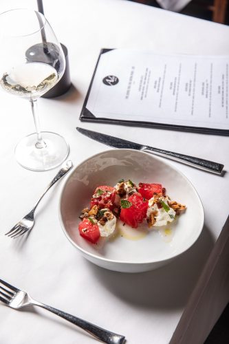 Compressed Watermelon Salad at Atlas Bistro