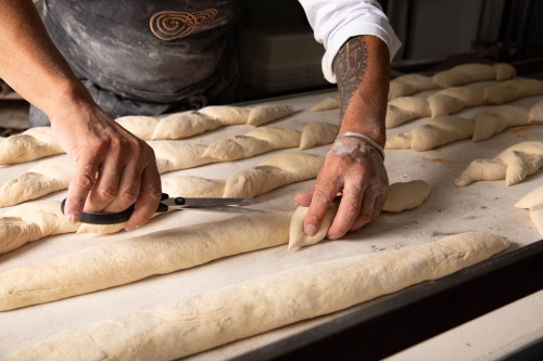 Don Guerra Making Bread at Barrio Bread 2