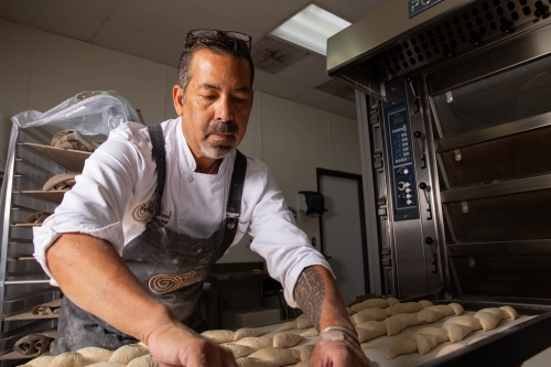 Don Guerra Making Bread at Barrio Bread 3