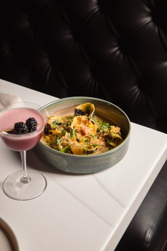 Dungeness Crab Tortelloni at Heritage Kitchen  Cocktails