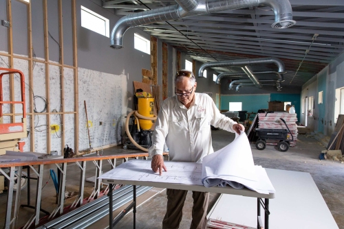 Emil Molin at the new Cove Mesa Tasting Room in Cornville AZ