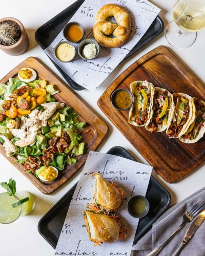 Food Spread at Amelia's