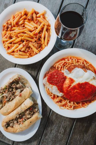Food Spread at DeFalco's Italian Deli  Grocery