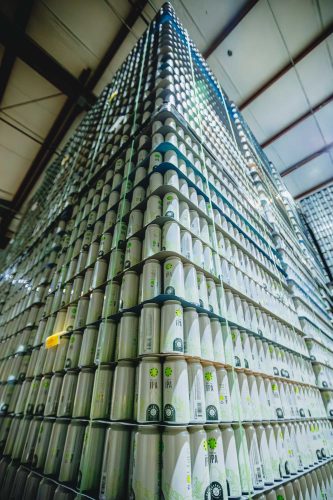 IPA cans at Dragoon Brewing Co. 