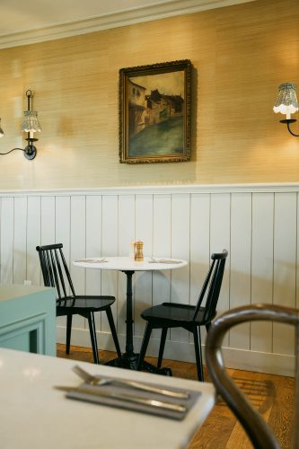 Interior Table at Lydia's Kitchen  Market