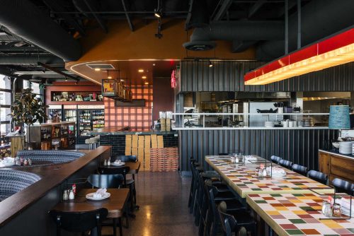 Interior of Federal Pizza 3