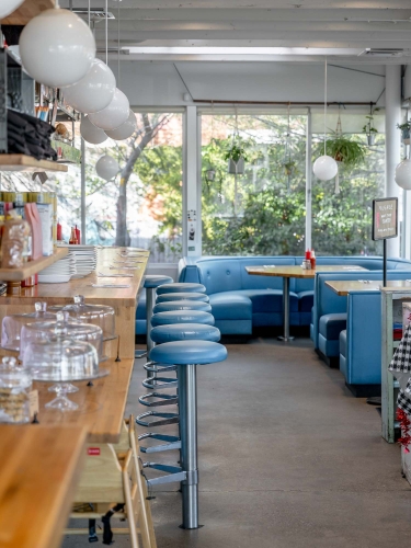 Interior of Welcome Diner in Phoenix, AZ