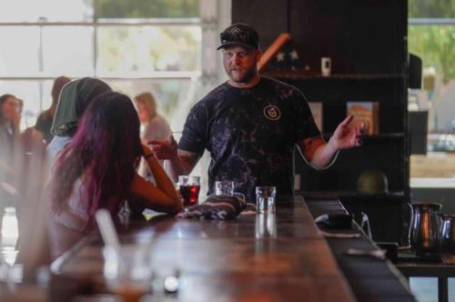 Jason Duren in the Cider Corps Taproom - Photos Courtesy of Cider Corps