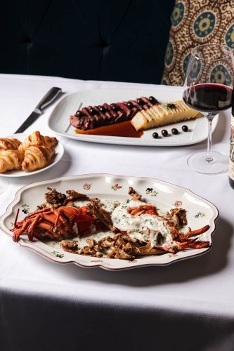 Maine Lobster  New York Strip at Vincent on Camelback