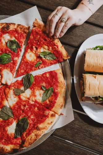 Margherita Pizza at DeFalco's Italian Deli  Grocery