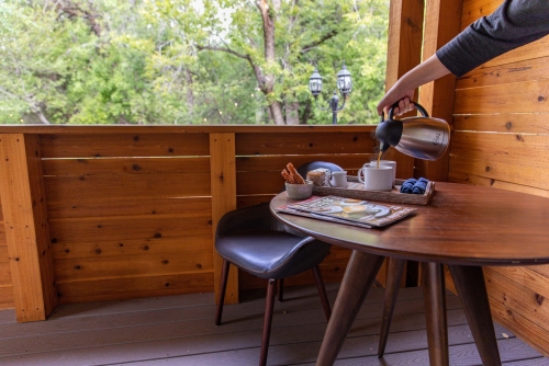 Morning Coffee at Creekside Inn Sedona