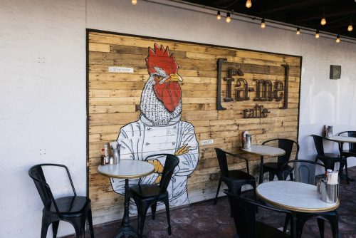 Outdoor Seating at Fàme Caffe