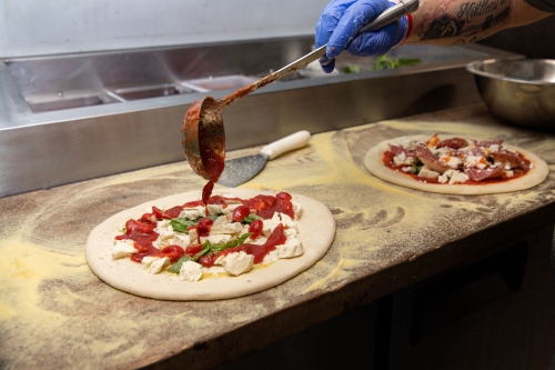 Pizza Making at L'Impasto Food Truck in Phoenix AZ