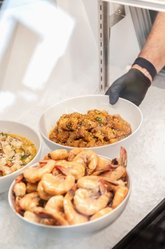 Poke  Shrimp at Nelson's Meat  Fish