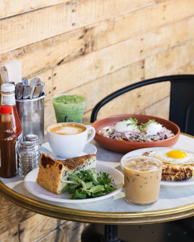 Quiche  Coffee at Fàme Caffe