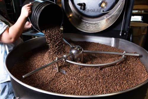 Roasting Coffee at Press Coffee