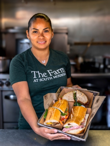 Sandwiches at The Farm at South Mountain