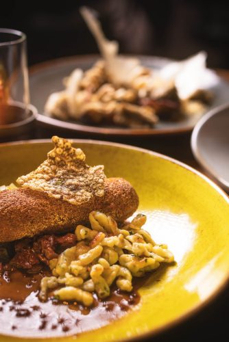 Schnitzel at Liquor Pig