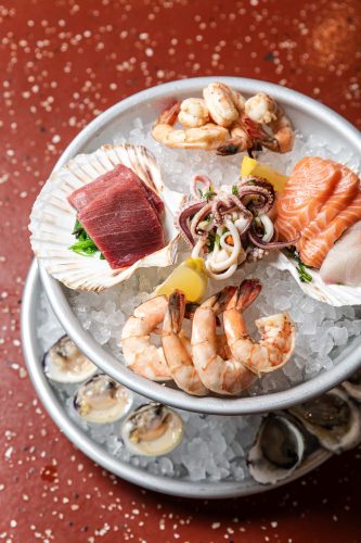 Seafood Tower at Nelson's Meat  Fish 6