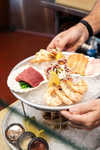 Seafood Tower at Nelson's Meat  Fish