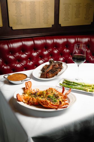 Spread of food at Durant's 