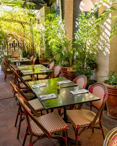 Zinc Bistro Patio in Scottsdale, Arizona