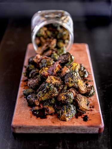 charred brussel sprouts at neighborly public house in phoenix az