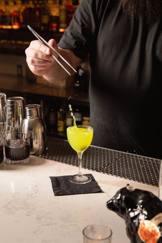 cocktail making at barbata 