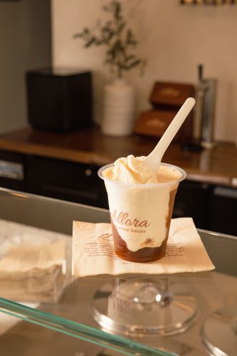 cold brew float at allora gelato 2
