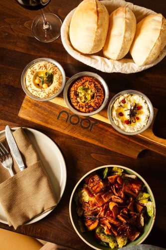 hummus trio at noor mediterranean 2