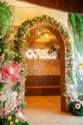 interior entrance of noor mediterranean