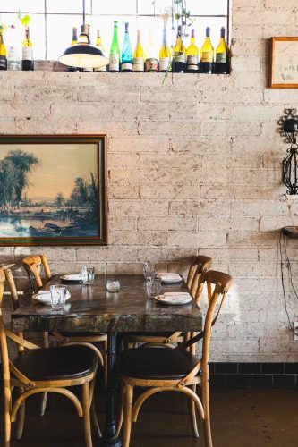 interior of Restaurant Progress