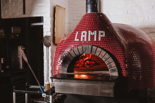 lamp pizza oven