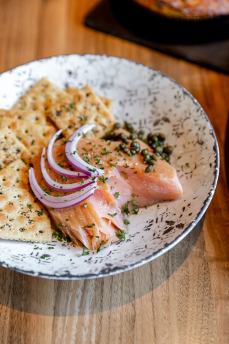 smoked salmon at neighborly public house in phoenix az